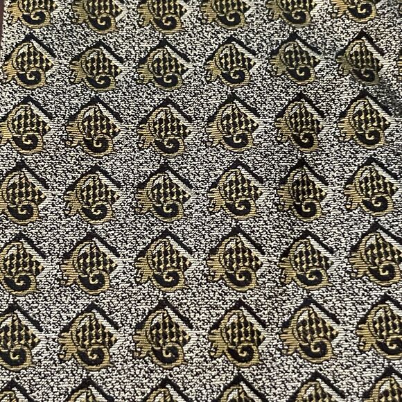 Angleino Green Hand Made 100% Silk Men’s Neck Tie - Picture 9 of 9